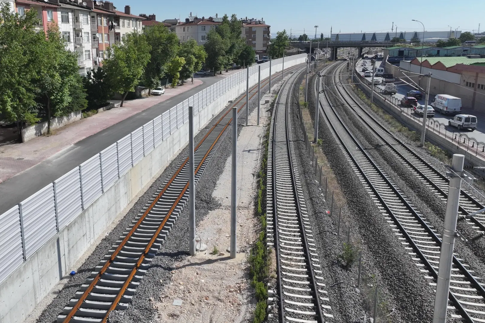 KONYARAY Banliyö Hattı Çevre Hassasiyetiyle İnşa Ediliyor