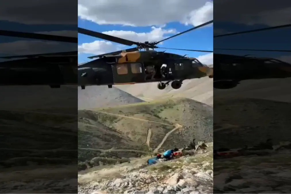 Çelikhan’da Ağır Yaralı Vatandaş Helikopterle Hastaneye Kaldırıldı