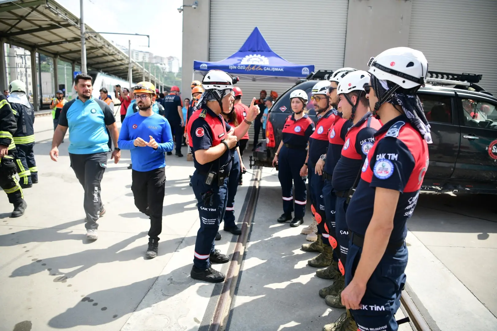 ÇAK-TİM’den Tren Kazası Tatbikatında Kritik Görev