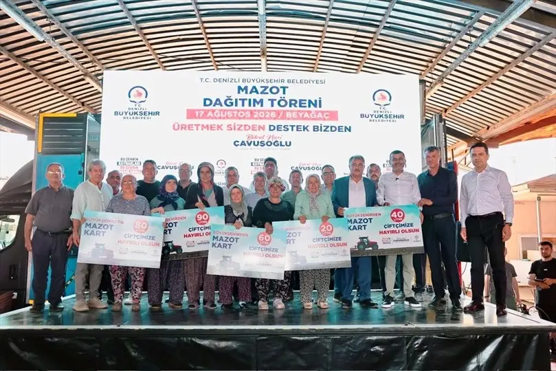 Denizli’de 10 Bin Üreticiye Mazot Desteği