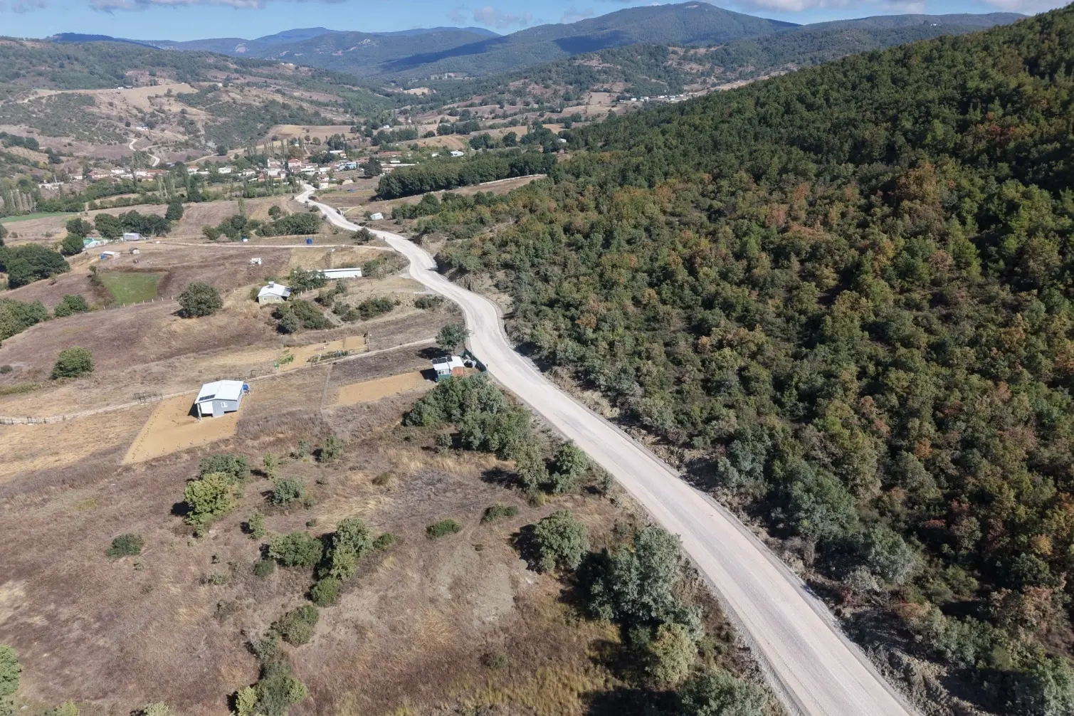 Bursa Kestel’de 4 Mahalleye 11,5 Kilometrelik Yol Çalışması