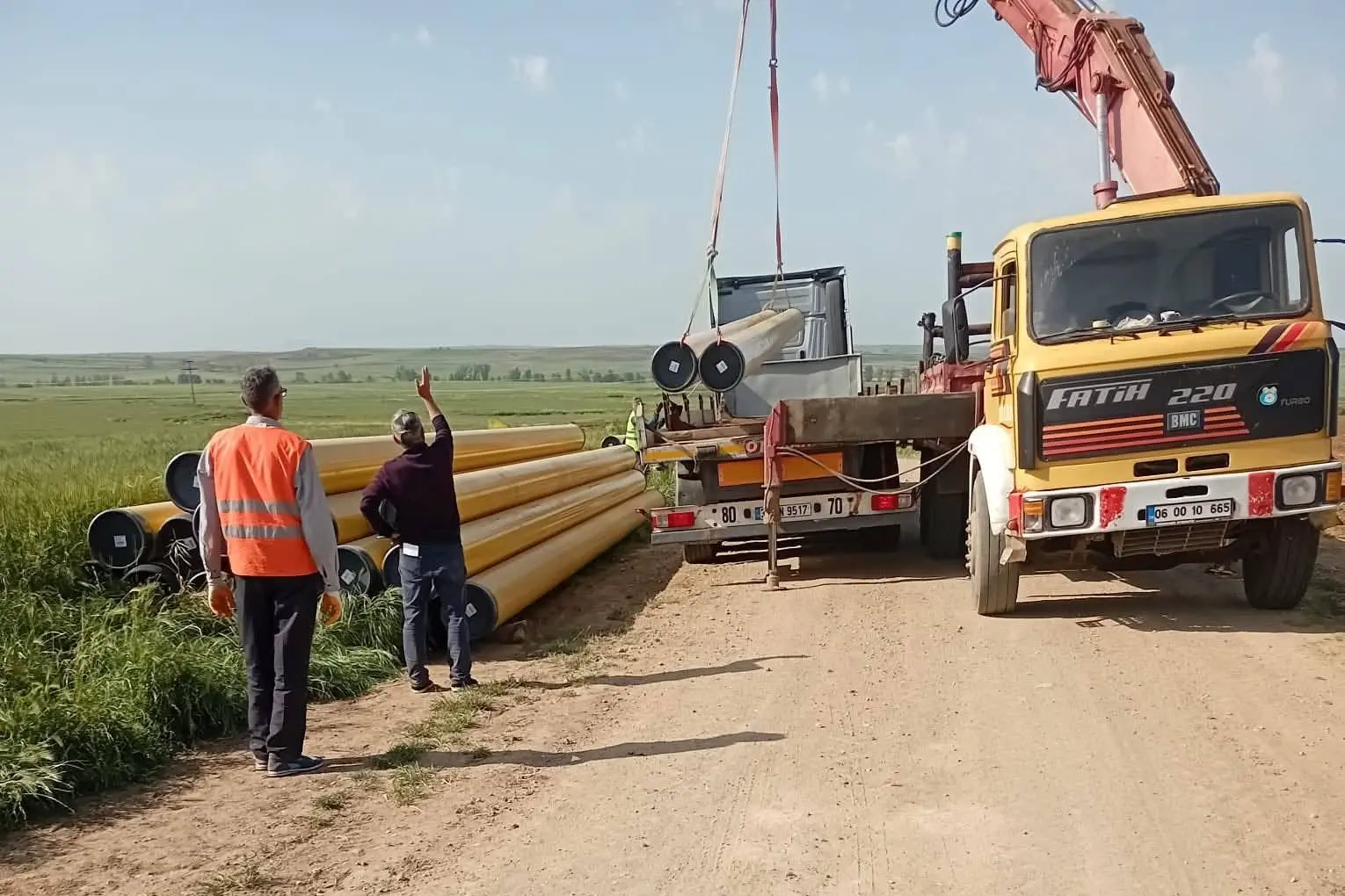 İpsala İbriktepe’de Doğal Gaz Çalışmaları Başladı